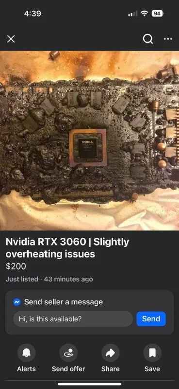 Slightly Overheating RTX 3060