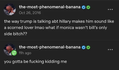 Trump Hillary Scorned Lover Joke