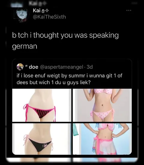 Thought You Were Speaking German