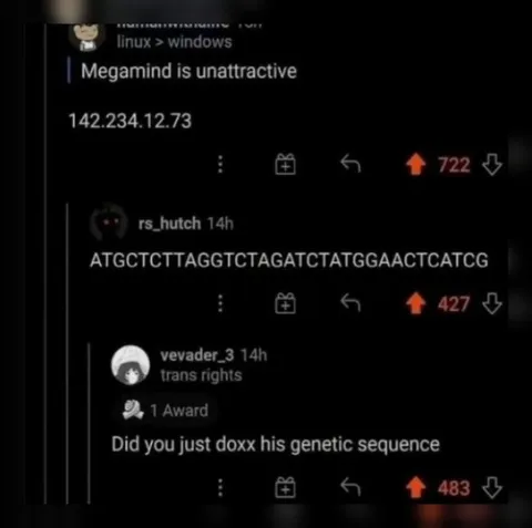 Doxxing Megamind’s Genetic Sequence