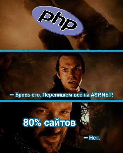 80% сайтов перепишем на ASP.NET