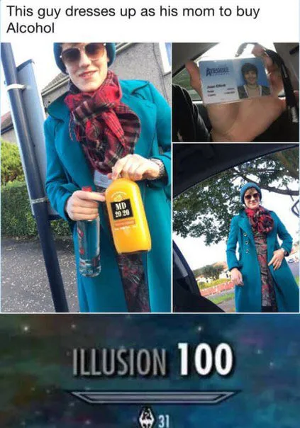 Disguised Mom Buys Alcohol