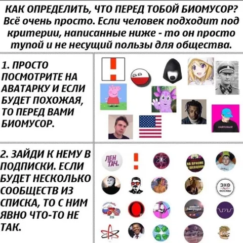 Как определить биомусор