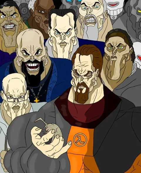 Толпа фанатов Half-Life