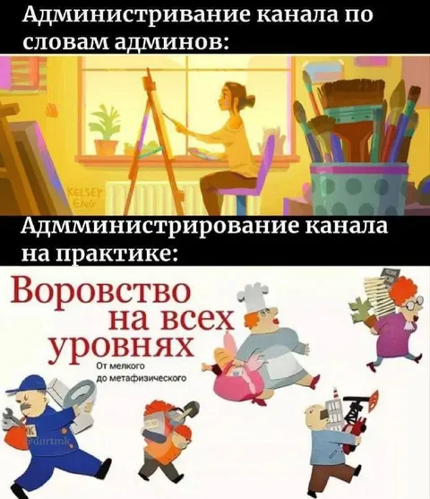 Администрирование канала на практике
