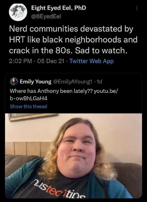 Nerd Communities Devastated by HRT