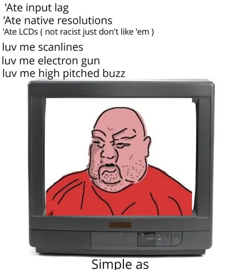 CRT Enthusiast Simple as