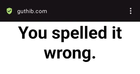 You Spelled It Wrong