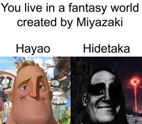 Hayao vs Hidetaka Miyazaki