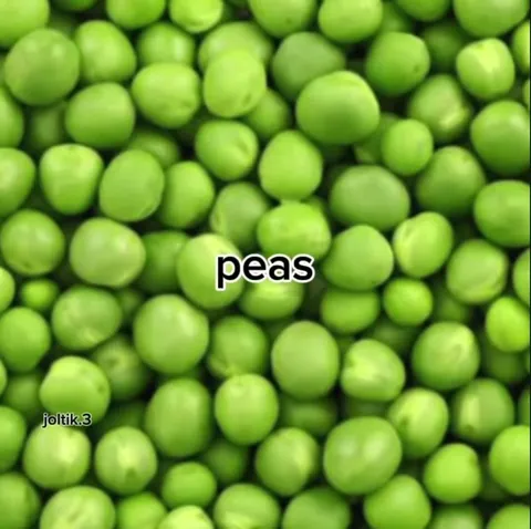 Peas Getting Dramatic
