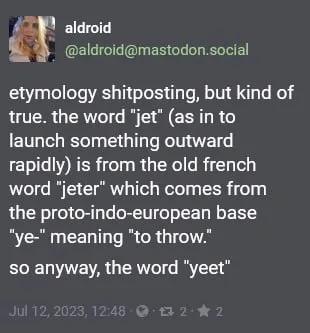Etymology of Yeet