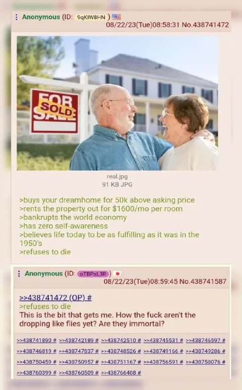 Refuses to Die After Economic Collapse