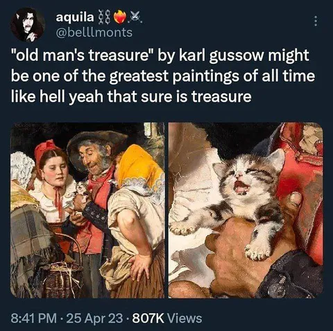 Old Man's Treasure Cat