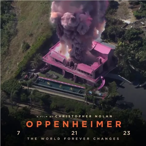 Pink House Oppenheimer Explosion