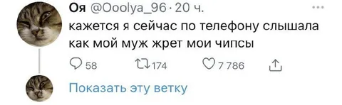 Муж жрет мои чипсы