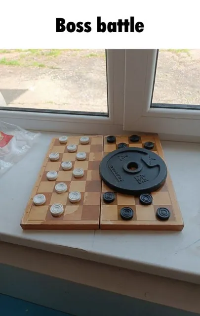 Boss Battle Checkers