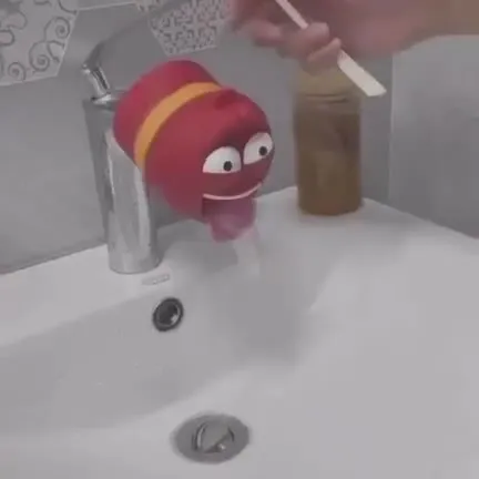Монстр у раковины