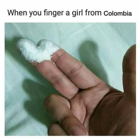 Finger a Girl from Colombia