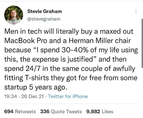 Tech Workers Buy Expensive Gear
