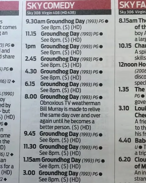 Groundhog Day All Day