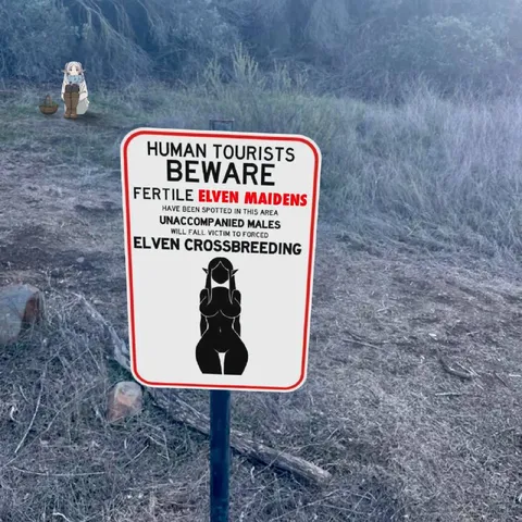 Elven Crossbreeding Warning Sign