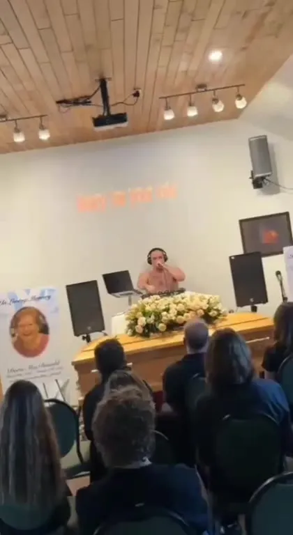 DJ at a Funeral
