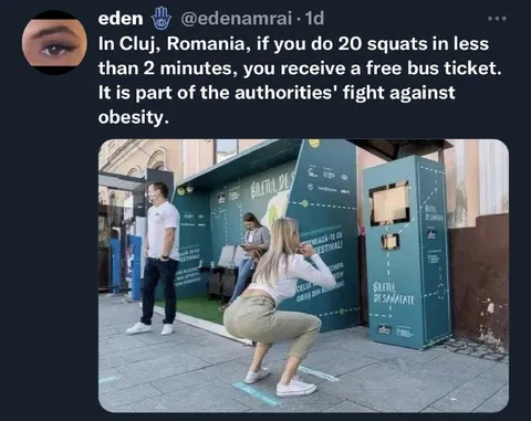 Squats for a Free Bus Ticket