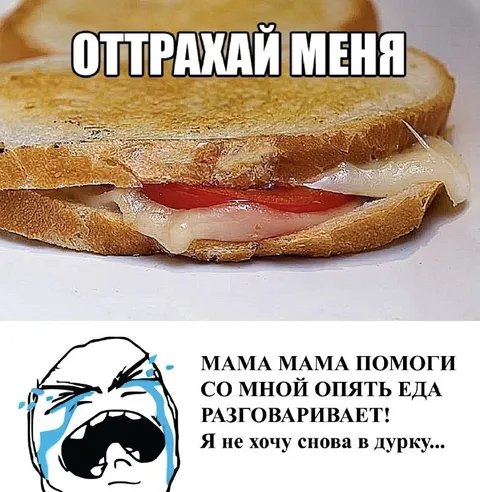 Отпрахай меня, еда разговаривает