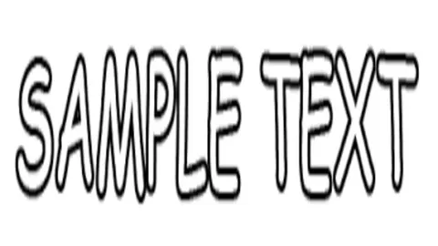 Wavy Sample Text