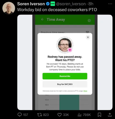 Buying a Deceased Coworker’s PTO