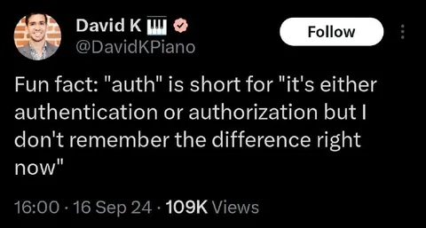 Auth Difference Confusion