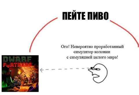 Пейте пиво — Dwarf Fortress