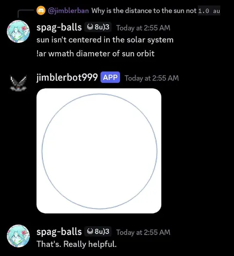 WolframAlpha Explains the Sun's Orbit