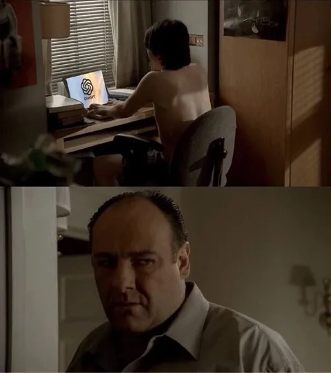 Tony Soprano Sees ChatGPT