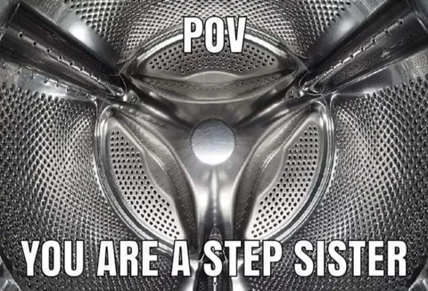 Step Sister Washing Machine POV