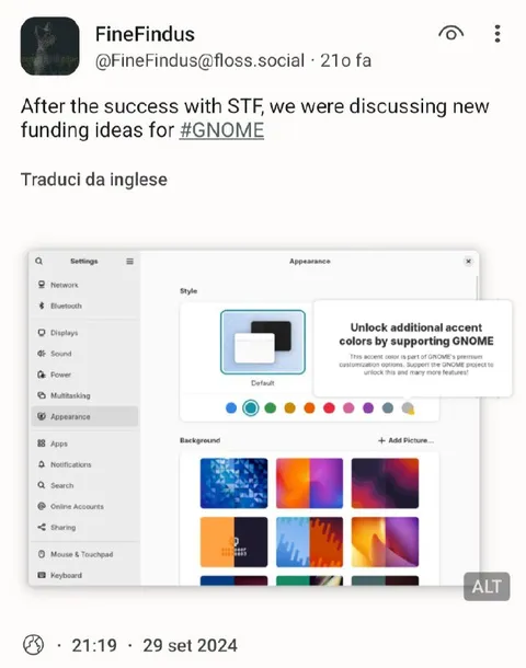 GNOME Premium Accent Colors