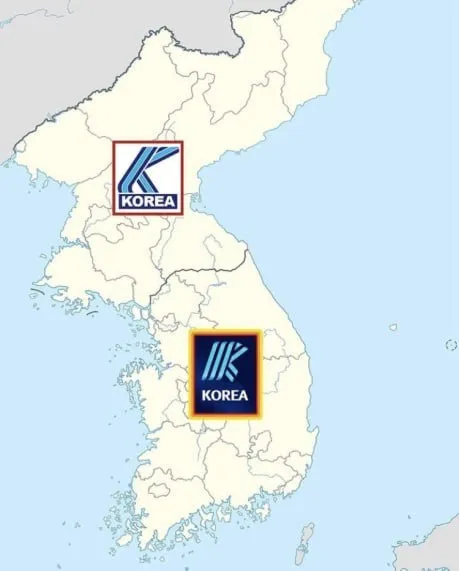Two Koreas, One Logo