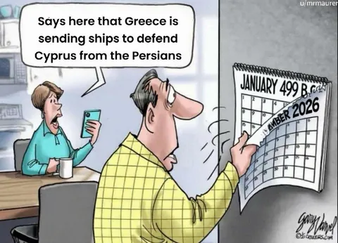 Greece Defends Cyprus in 499 BC