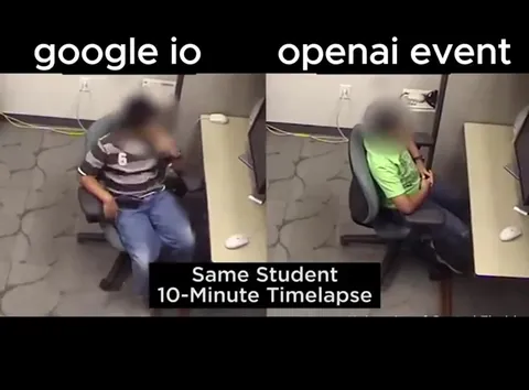 Google I/O vs OpenAI Event Student