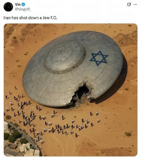 Iran Shoots Down Jew UFO