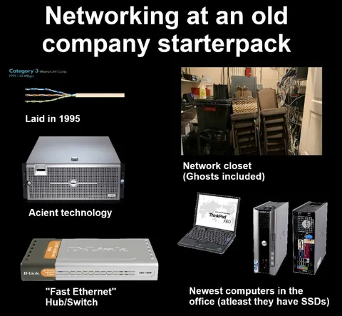 Old Company Networking Starterpack