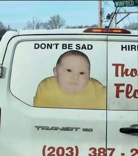 Don't Be Sad Baby Van
