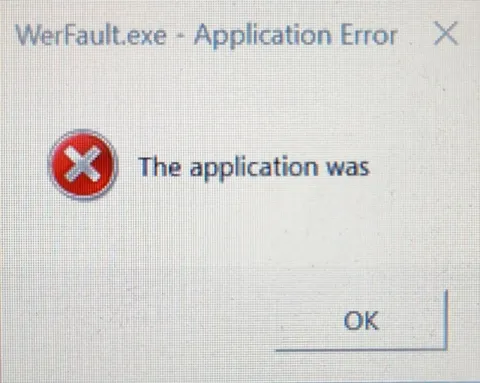 WerFault.exe Application Error