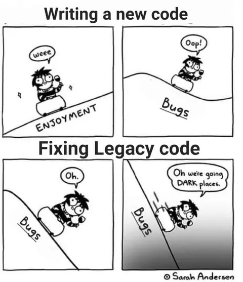 Writing New Code vs Legacy Code