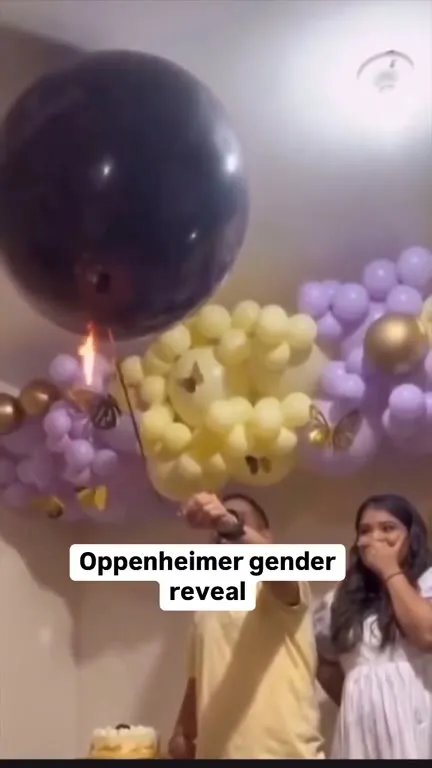 Oppenheimer Gender Reveal Explosion