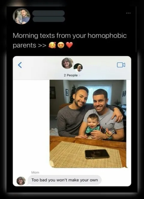 Homophobic Parents Morning Texts