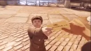 Мальчик вручает странную телеграмму