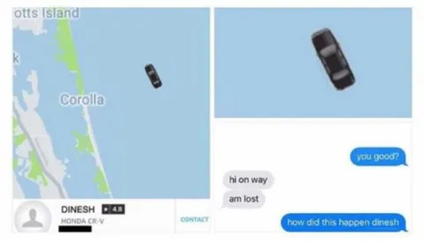 Honda CR-V Lost at Sea