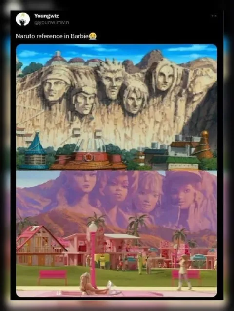 Naruto Reference in Barbie
