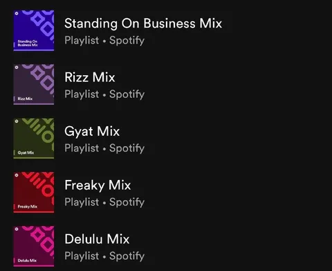 Spotify Personality Mixes